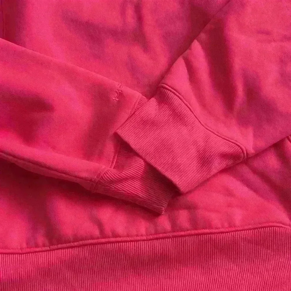 Under Armour Size Large Bright Pink Hoodie Storm Semi Fitted No Logo - Picture 2 of 5